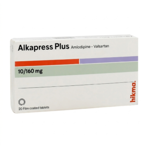 Alkapress Plus 10/160 mg Film-Coated Tablets for High Blood Pressure – 30 Tabs
