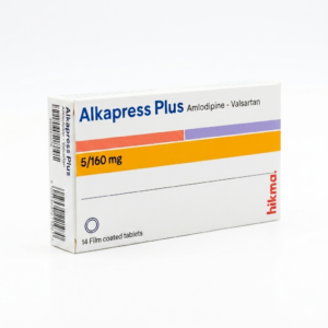 Alkapress Plus 5/160 mg Film-Coated Tablets for High Blood Pressure – 30 Tabs