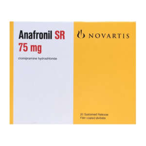 Anafronil SR 75 mg Sustained Release Tablets for Depression and OCD – 20 Tabs