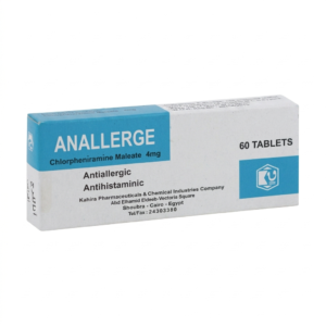 Anallerge 4 mg Tablets for Allergy Relief – 60 Tabs