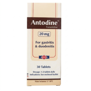 Antodine 20 mg Tablets for Acidity & Stomach Ulcers – 30 Tabs