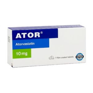 Ator 10 mg Tablets for Cholesterol & Heart Protection – 7 Tabs