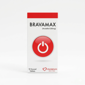 Bravamax 200 mg Tablets for Wakefulness & Focus Support – 10 Tabs