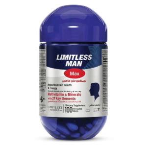 Limitless Man Max 100 Tablets for Men's Health and Energy Support