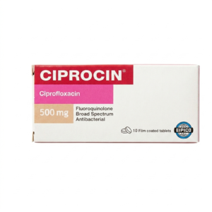 Ciprocin 500 mg 10 Tablets Broad-Spectrum Antibiotic