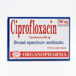 Ciprofloxacin 500 mg 10 Tablets Broad-Spectrum Antibiotic