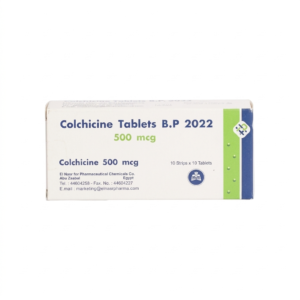 Colchicine 500 mcg 100 Tablets for Gout Treatment