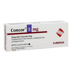 Concor 5 mg 30 Tablets for Hypertension & Heart Conditions