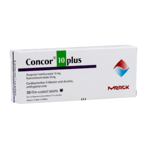 Concor Plus 10/25 mg 30 Tablets for Hypertension