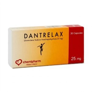 Dantrelax 25 mg 30 Capsules Muscle Relaxant