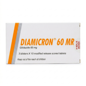 Diamicron MR 60 mg 30 Tablets for Type 2 Diabetes