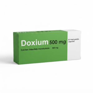 Doxium 500 mg 30 Capsules for Venous Insufficiency and Hemorrhoids