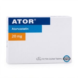 Ator 20 mg Tablets for Cholesterol & Heart Protection – 10 Tabs