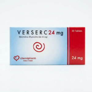 Verserc 24 mg 30 Tablets Betahistine
