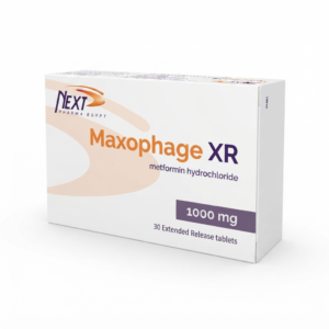 Maxophage XR 1 g 30 Tablets for Type 2 Diabetes Management