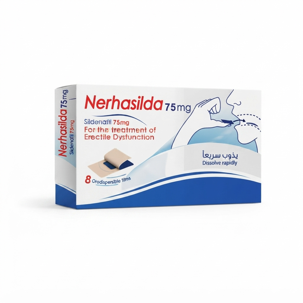 Nerhasilda 75 mg 8 Oro-Dispersible Films for Erectile Dysfunction