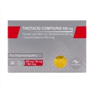 Thiotacid Compound 600 mg 30 Capsules Neuropathy Support