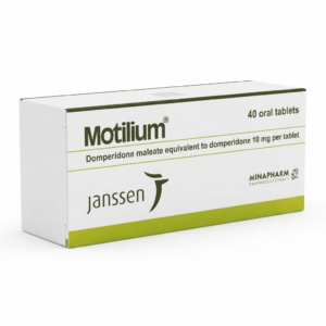 Motilium 10 mg 40 Film-Coated Tablets for Nausea Relief and Gastric Motility Support