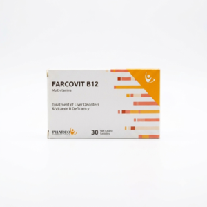 Farcovit B12 30 Capsules for Nerve Health & Energy Support