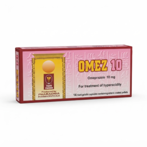 Omez 10 mg 14 Capsules for Acid Reflux and Gastric Ulcer Treatment