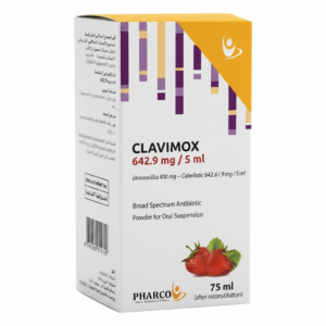 Clavimox 642.9 mg/5 ml Oral Suspension Antibiotic
