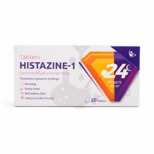 Histazine-1 10 mg 20 Tablets for Allergy Relief