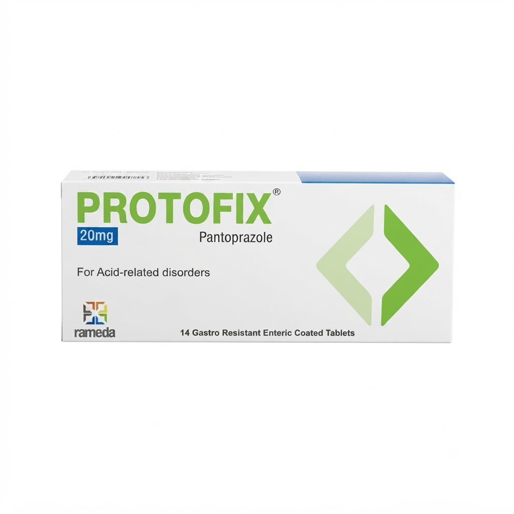 Protofix 20 mg 14 Tablets for Acid Reflux and Heartburn