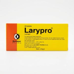 Larypro 20 Lozenges for Sore Throat Relief and Oral Comfort