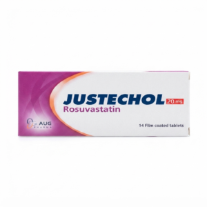 Justechol 20 mg 14 Tablets for Cholesterol Management and Heart Health Support