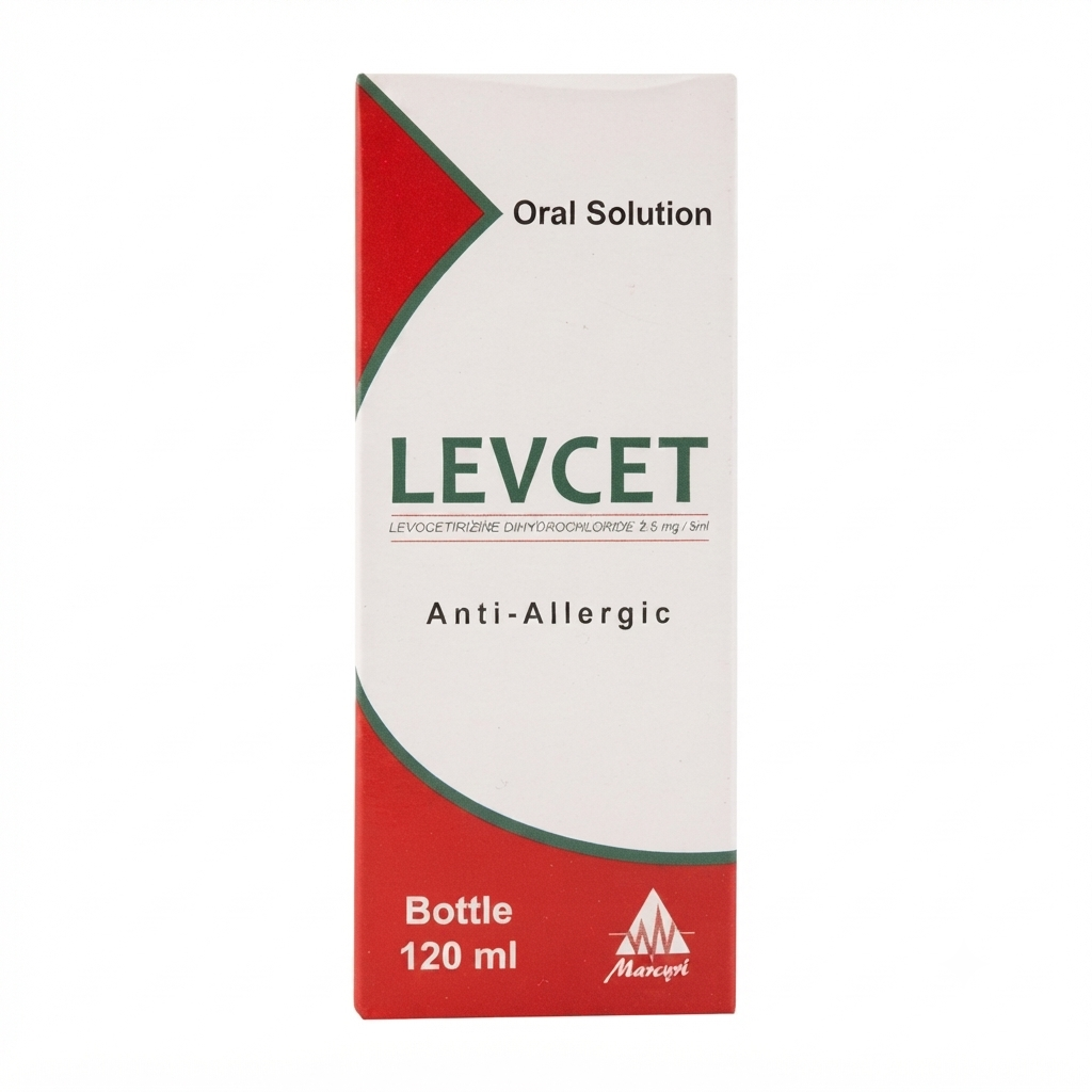 Levcet Syrup 120 ml Levocetirizine Antihistamine