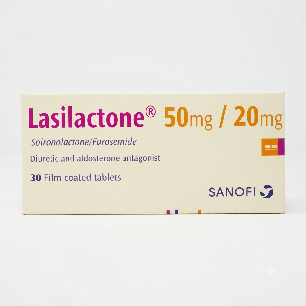 Lasilactone 50/20 mg 30 Tablets for Edema and Hypertension Management