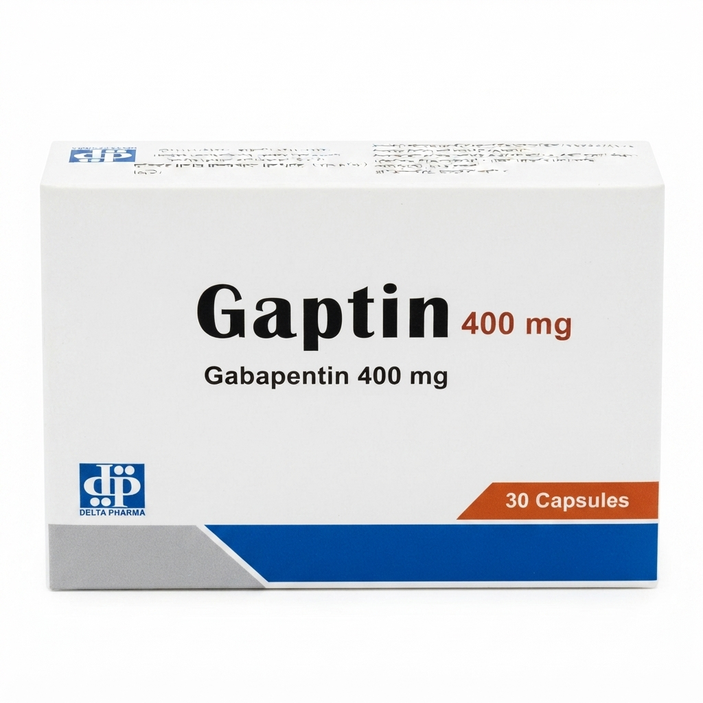 Gaptin 400 mg 30 Capsules for Neuropathic Pain & Epilepsy