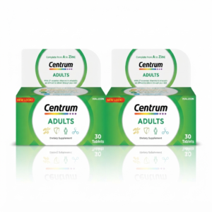 Centrum Adult 30 Tablets Multivitamin & Mineral Supplement (Offer of two packages)