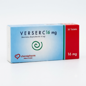 Verserc 16 mg 30 Tablets Betahistine