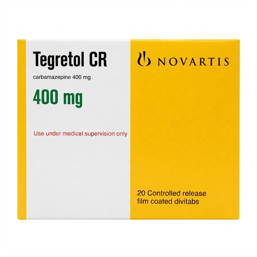 تيجريتول CR 400 مجم 20 قرص ممتد المفعول لعلاج الصرع وآلام الأعصاب