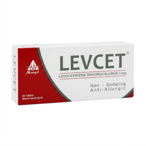 Levcet 5 mg 20 Tablets for Allergy Relief