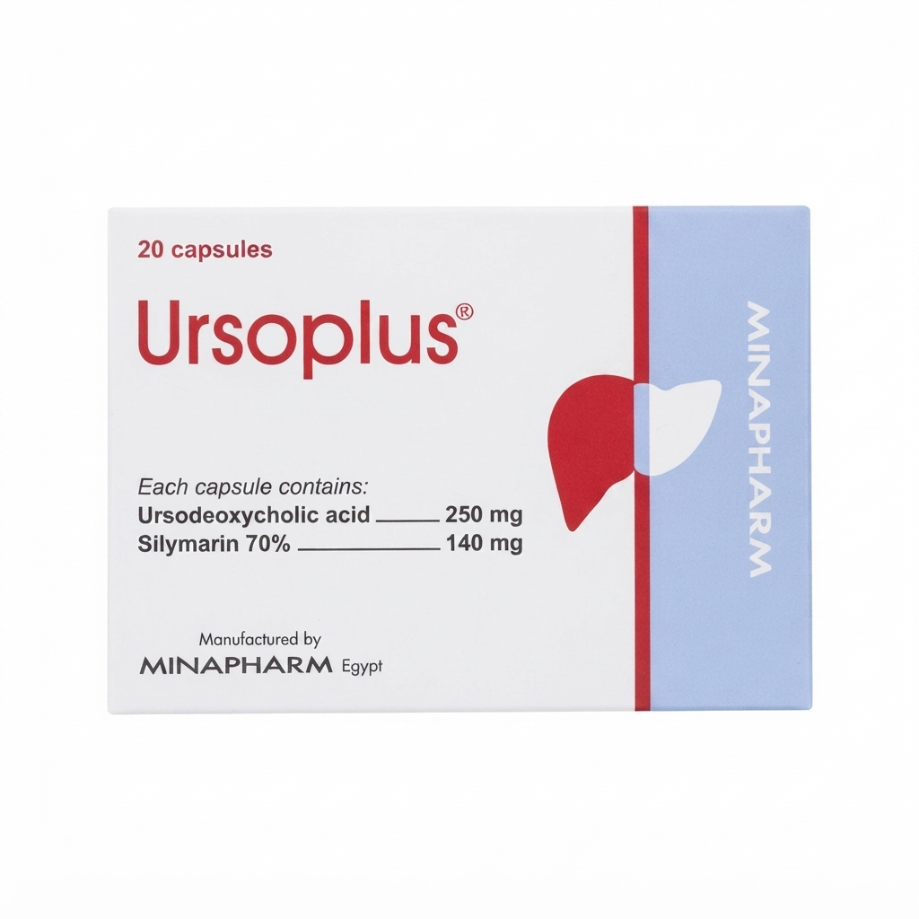 UrsoPlus 20 Capsules Ursodeoxycholic Acid