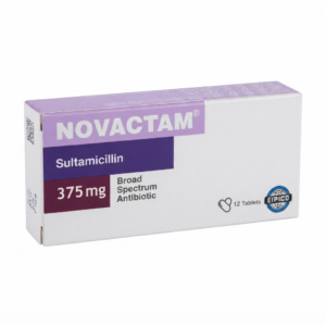 Novactam 375 mg 12 Tablets Broad-Spectrum Antibiotic