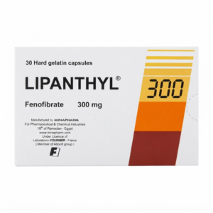 Lipanthyl 300 mg 30 Capsules for Cholesterol and Triglyceride Management