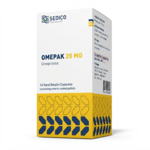 Omepak 20 mg 14 Capsules for Acid Reflux and Gastric Ulcer Treatment