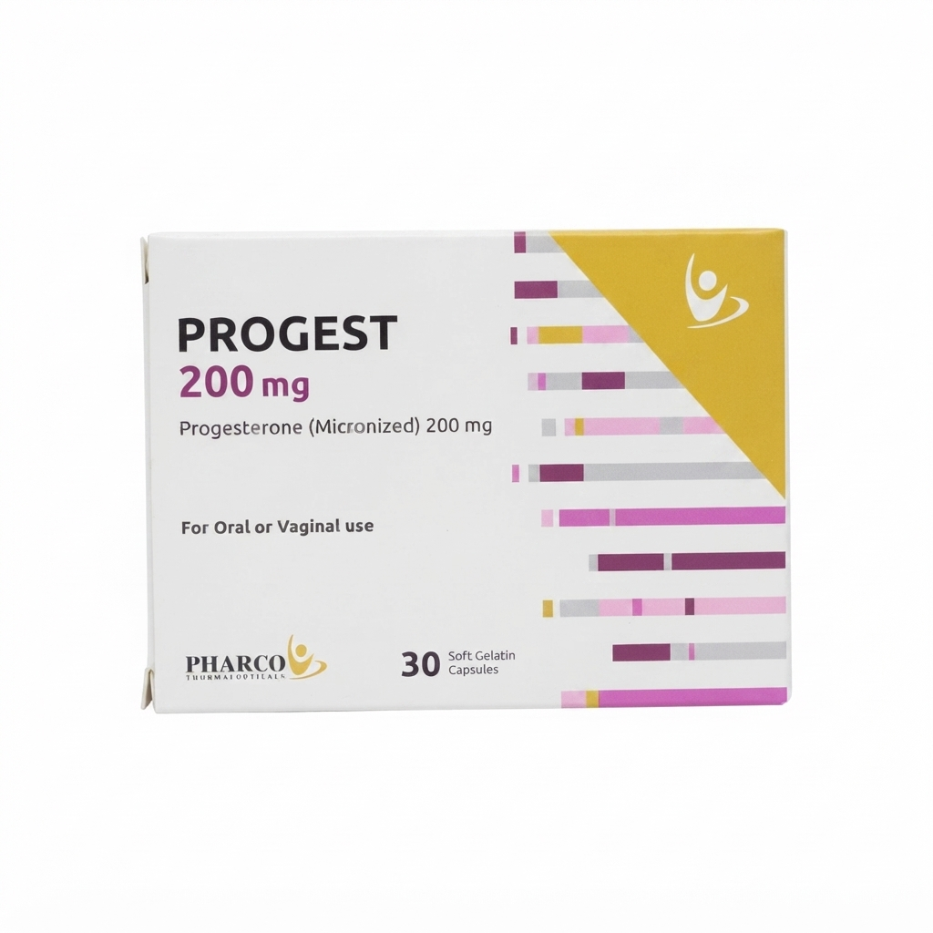 Progest 200 mg 30 Oral/Vaginal Capsules
