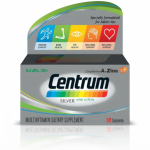 Centrum Silver 30 Tablets Multivitamin & Mineral Supplement
