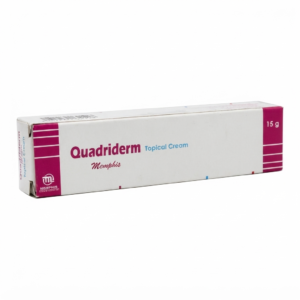 Quadriderm Cream 15 gm Antifungal, Antibiotic & Anti-Inflammatory Cream