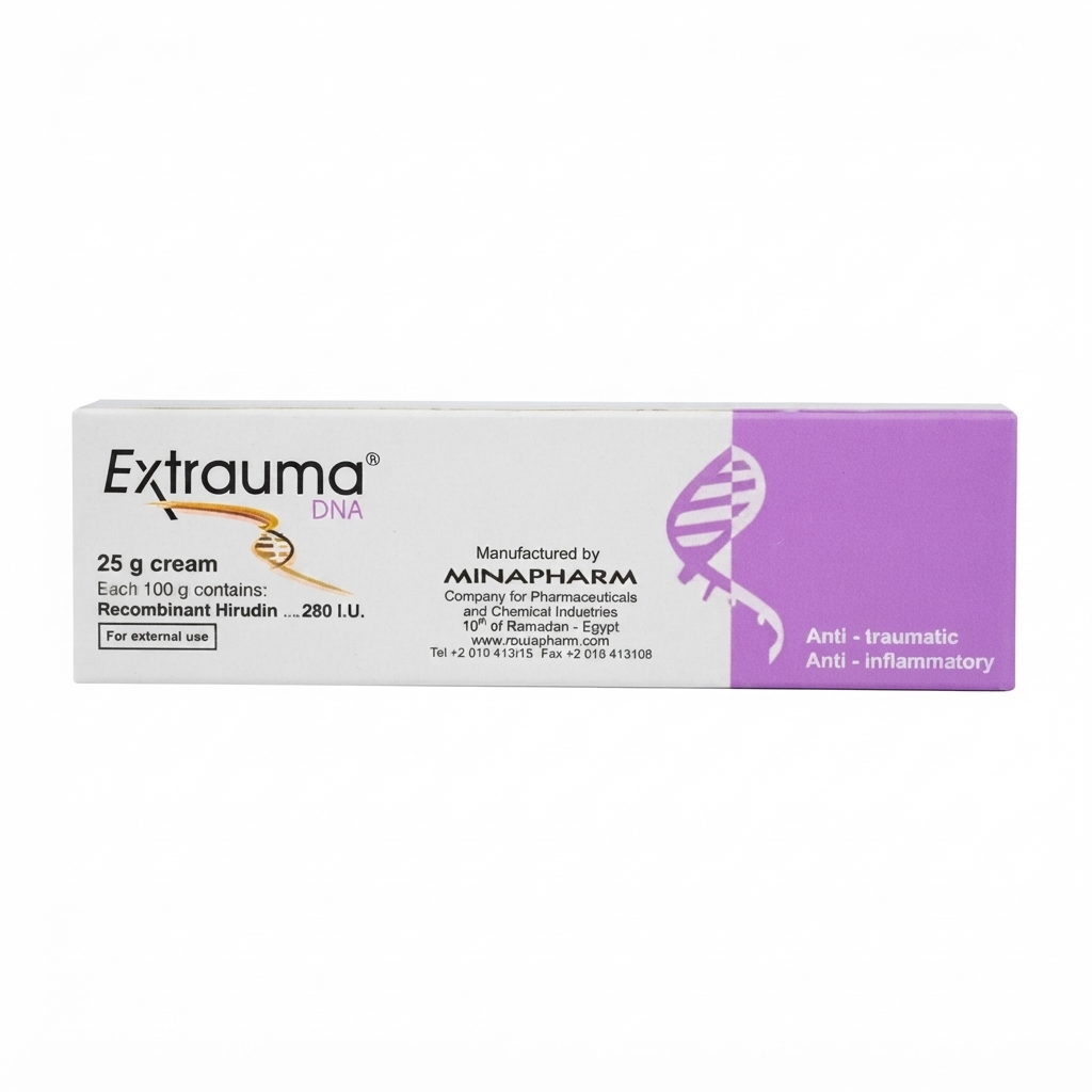 Extrauma DNA Cream 25 gm Recombinant Hirudin Bruise Treatment