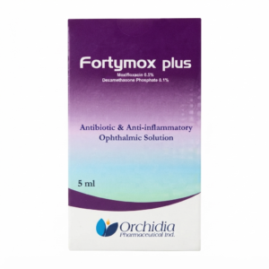 Fortymox Plus Eye Drops 5 ml for Bacterial Eye Infections & Inflammation