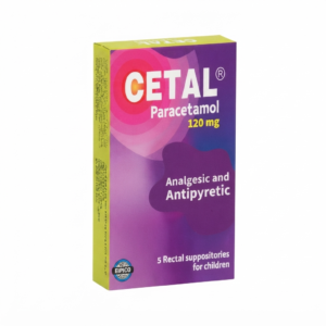 Cetal 120 mg Infantile Suppositories – Fever & Pain Relief