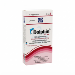 Dolphin 25 mg Suppositories – Pediatric Pain & Fever Relief