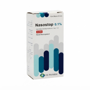 Nasostop 0.1% Adult Nasal Drops for Nasal Congestion Relief