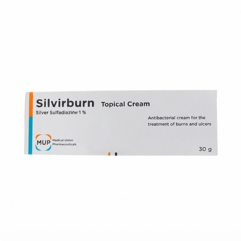 Silvirburn 1% Cream 30 gm Burn & Wound Antibacterial Cream