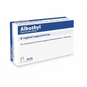 Albothyl 90 mg Vaginal Suppositories 8's